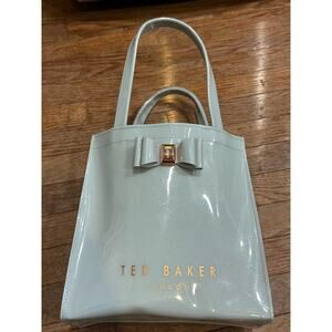 TED BAKER Jenacon Bow Small Icon Shopper Bag Gray